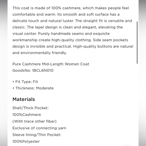 Goelia Pure Cashmere Coat - Picture 16 of 16